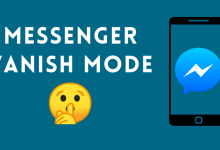 What is vanish mode on messenger
