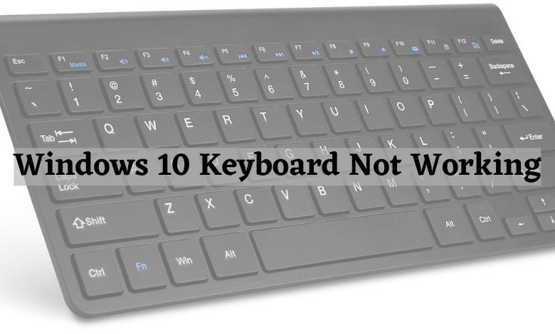 Windows 10 Keyboard Not Working
