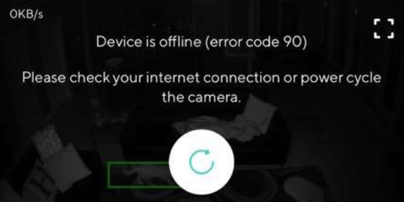 Wyze error code 90