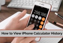iPhone Calculator History