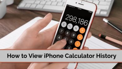 iPhone Calculator History