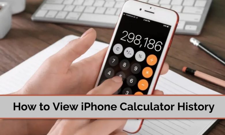 iPhone Calculator History