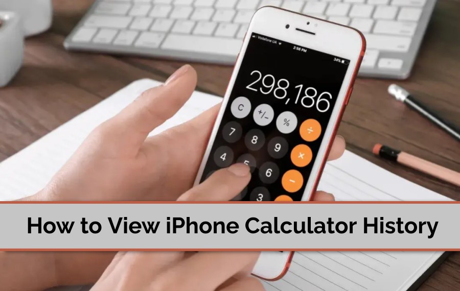 How to view iPone calculator memory