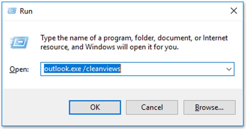 how to change Outlook view