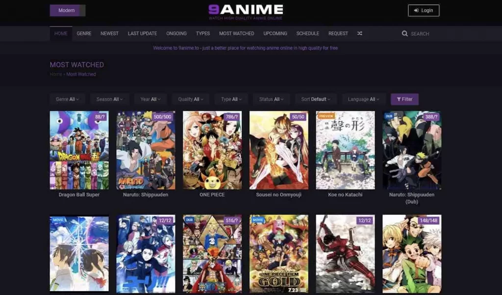 9Anime Homepage - Animebam 