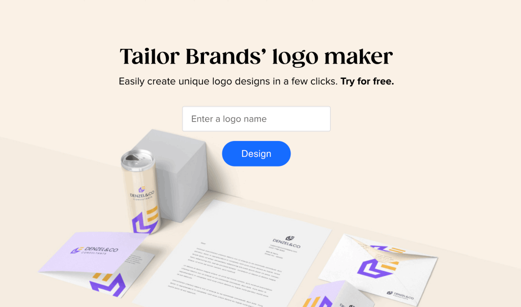 Tailor brands - Best AI Logo Creators