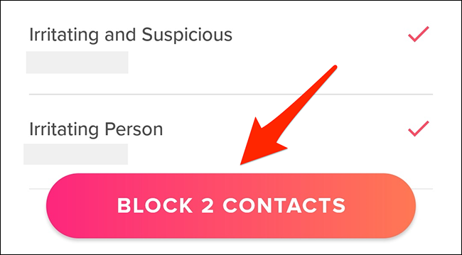 Block Contact option in Tinder - How To Block Someone On Tinder