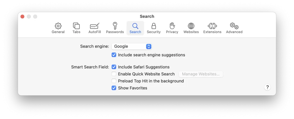 Search engine option in safari - How To Remove Yahoo Search From Safari