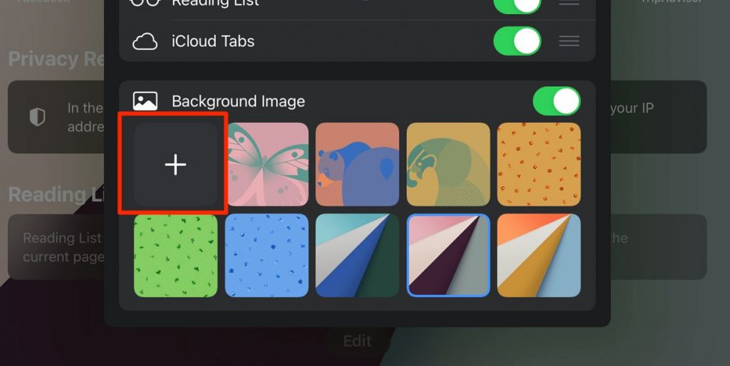 How to Change Safari Background