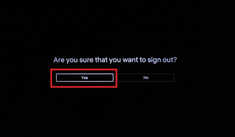 How to Log out of Netflix on TV