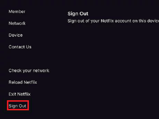 How to Log out of Netflix on TV 