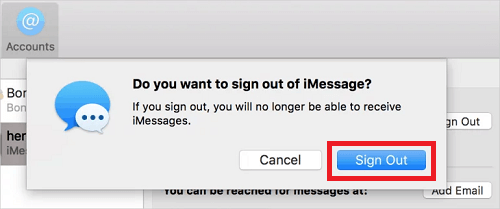 How to Sign out of Messages on Mac