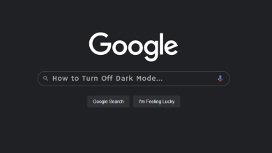 How to Turn Off Dark Mode on Google