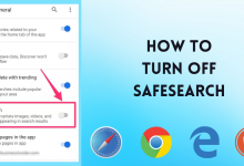 How to Turn Off SafeSearch