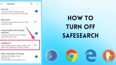 How to Turn Off SafeSearch