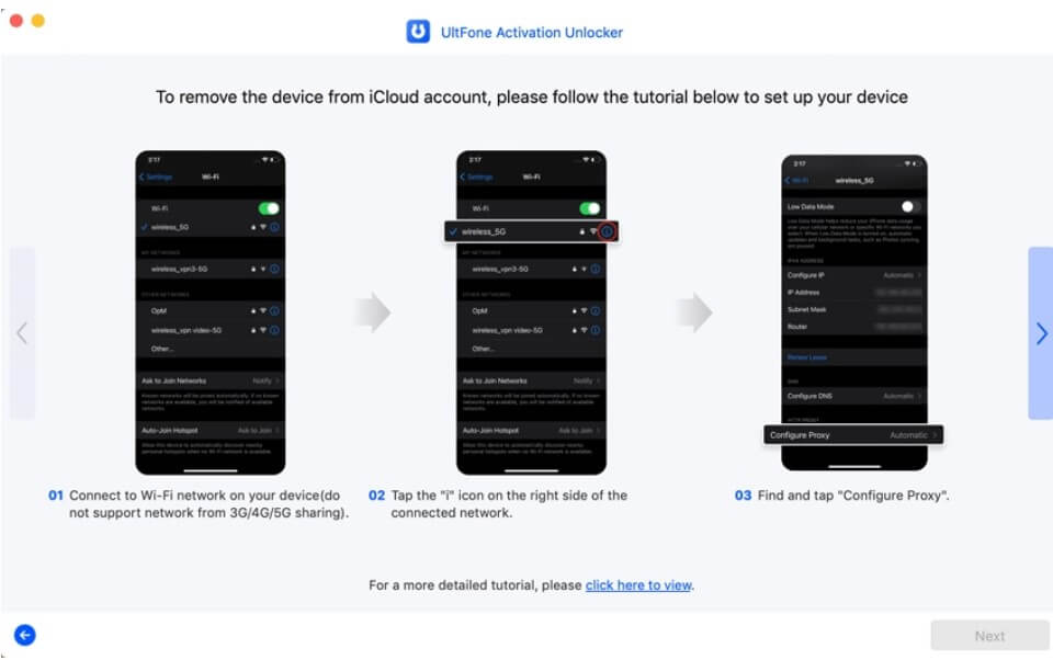 configuring iPhone