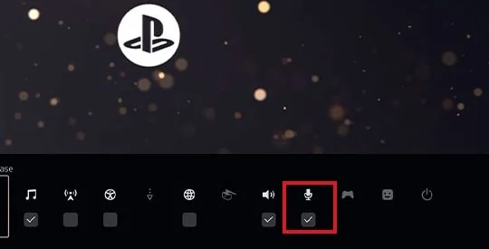 Turn off Mic on PS5 