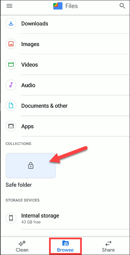 Lock Folders in Android