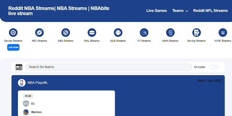 Stream with NBA Bite