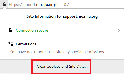 Cookie and Site Data - Omegle Error Connecting to Server 