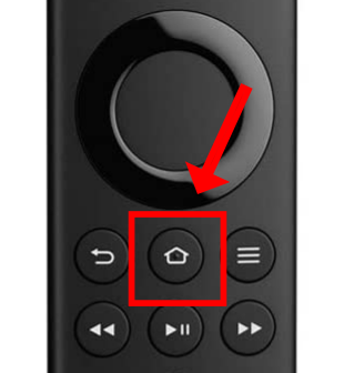 Home or menu on TV remote