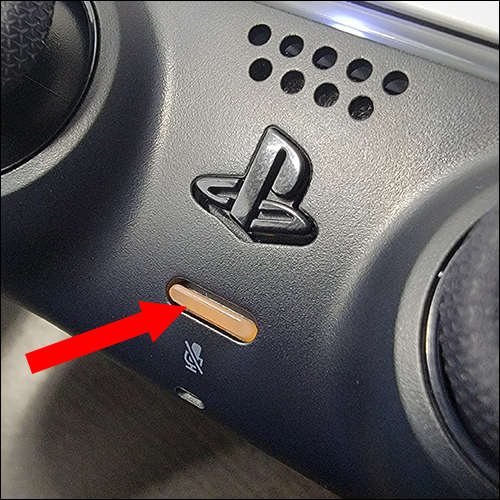 Mute option on the PS5 controller