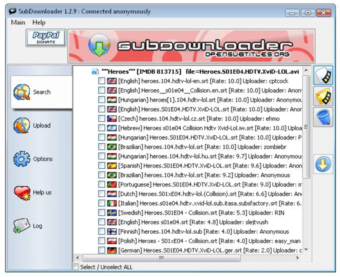 Subdownloader - Subscene alternative