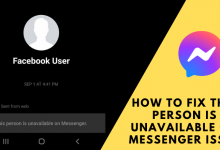This Person is Unavailable on Messenger