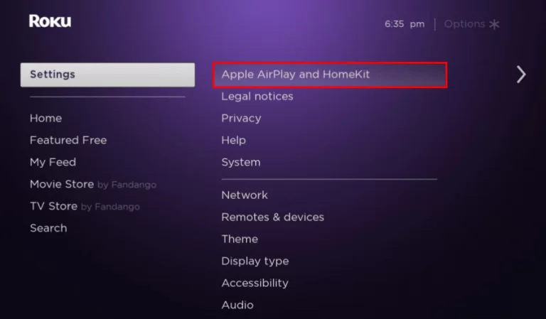 Apple AirPlay and HomeKit