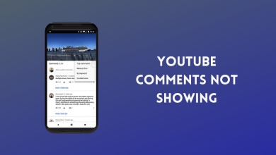 YouTube comments not showing