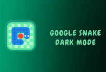 Google Snake dark mode