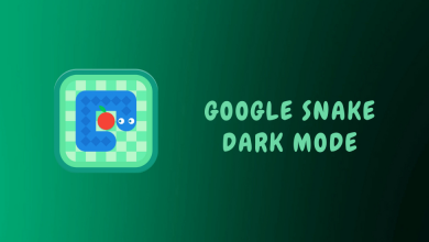 Google Snake dark mode