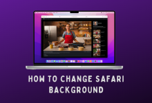 how to change safari background