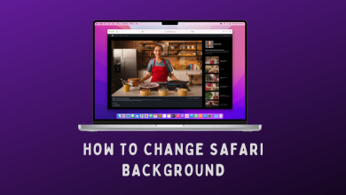 how to change safari background