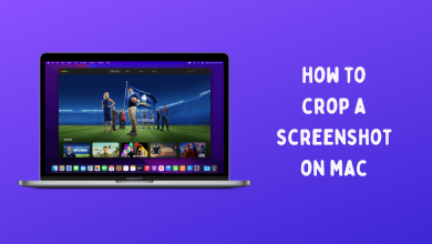 how to crop a screenshot on mac