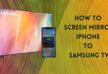 Screen Mirror iPhone to Samsung TV
