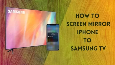 Screen Mirror iPhone to Samsung TV