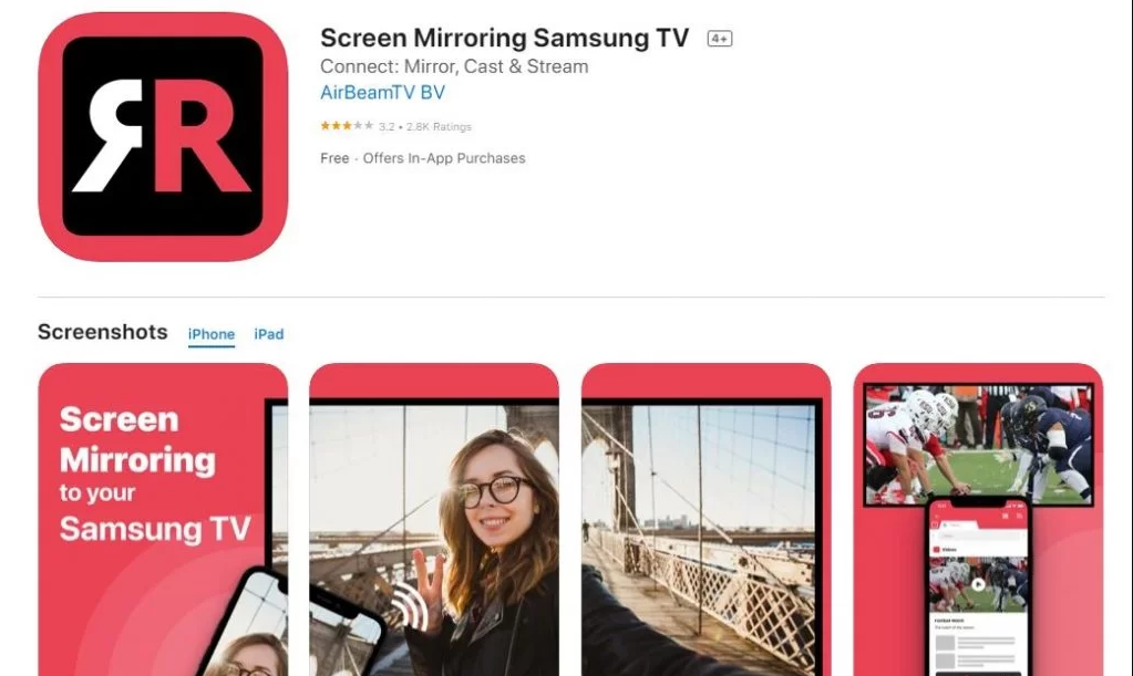 Screen Mirror iPhone to Samsung TV