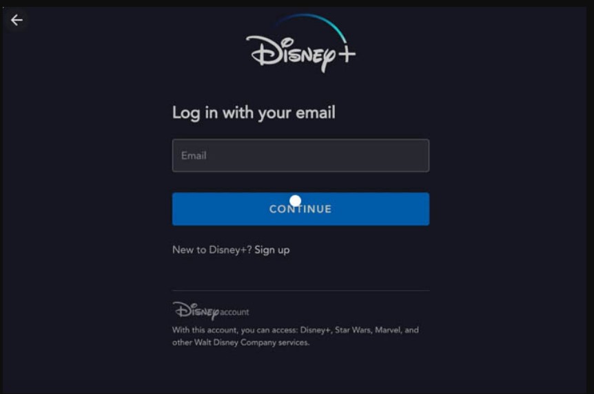 Disney Plus login