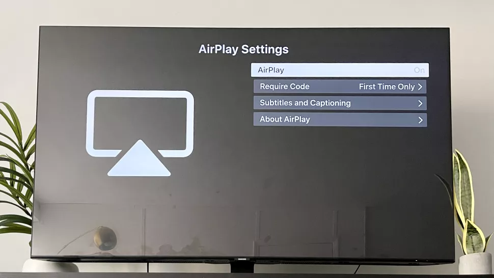 AirPlay on Samsung Smart TV
