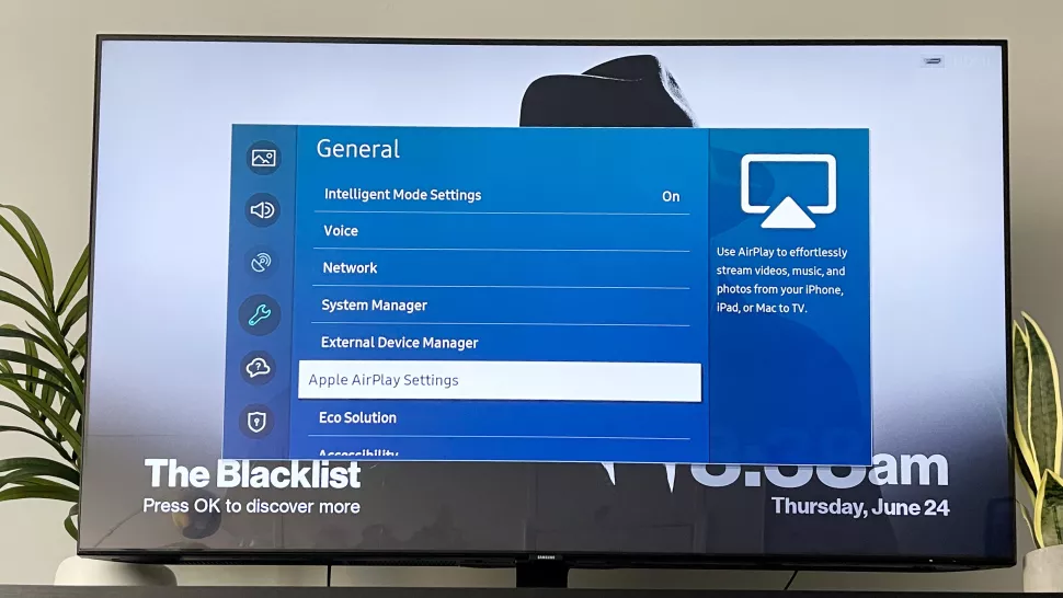 AirPlay Amazon Prime on Samsung Smart TV