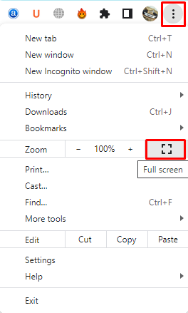How to Get Full-Screen Mode in Chrome