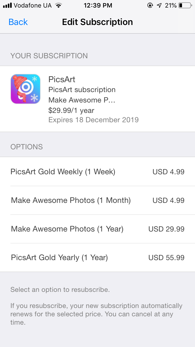 How to Cancel Picsart Subscription