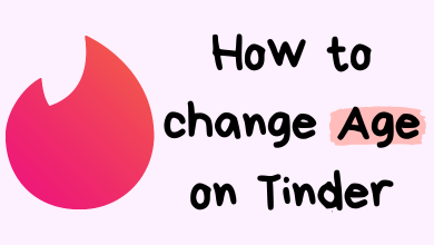 How to Change Age on Tinder