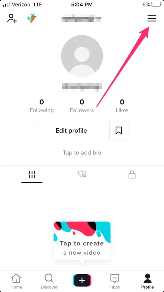 Burger menu on TikTok - How to Find Liked Videos on TikTok 