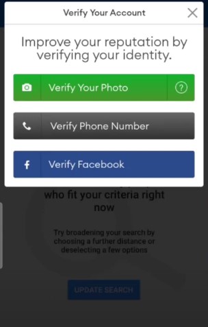 verifying account for Zoosk free trial