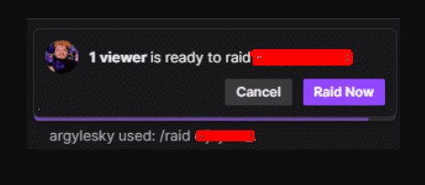 raid on Twitch