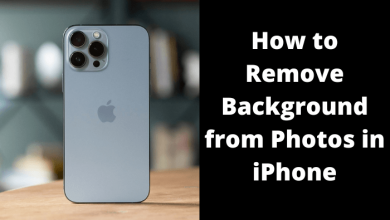 How to Remove Background from Photos in iPhone