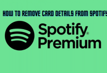 How to Remove Card from Spotify