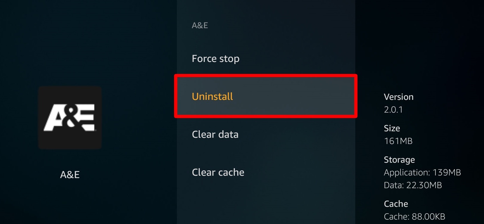 Uninstall Apps on Firestick